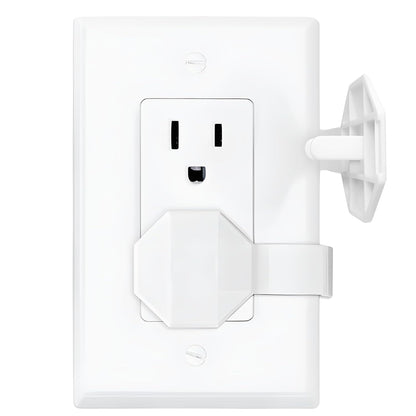 Outlet Covers Baby Proofing (6 Pack) – Always-Connected Child Proof Outlet Plug Covers for Electrical Outlets – Easy Install Baby Outlet Covers, 12-Outlet Coverage