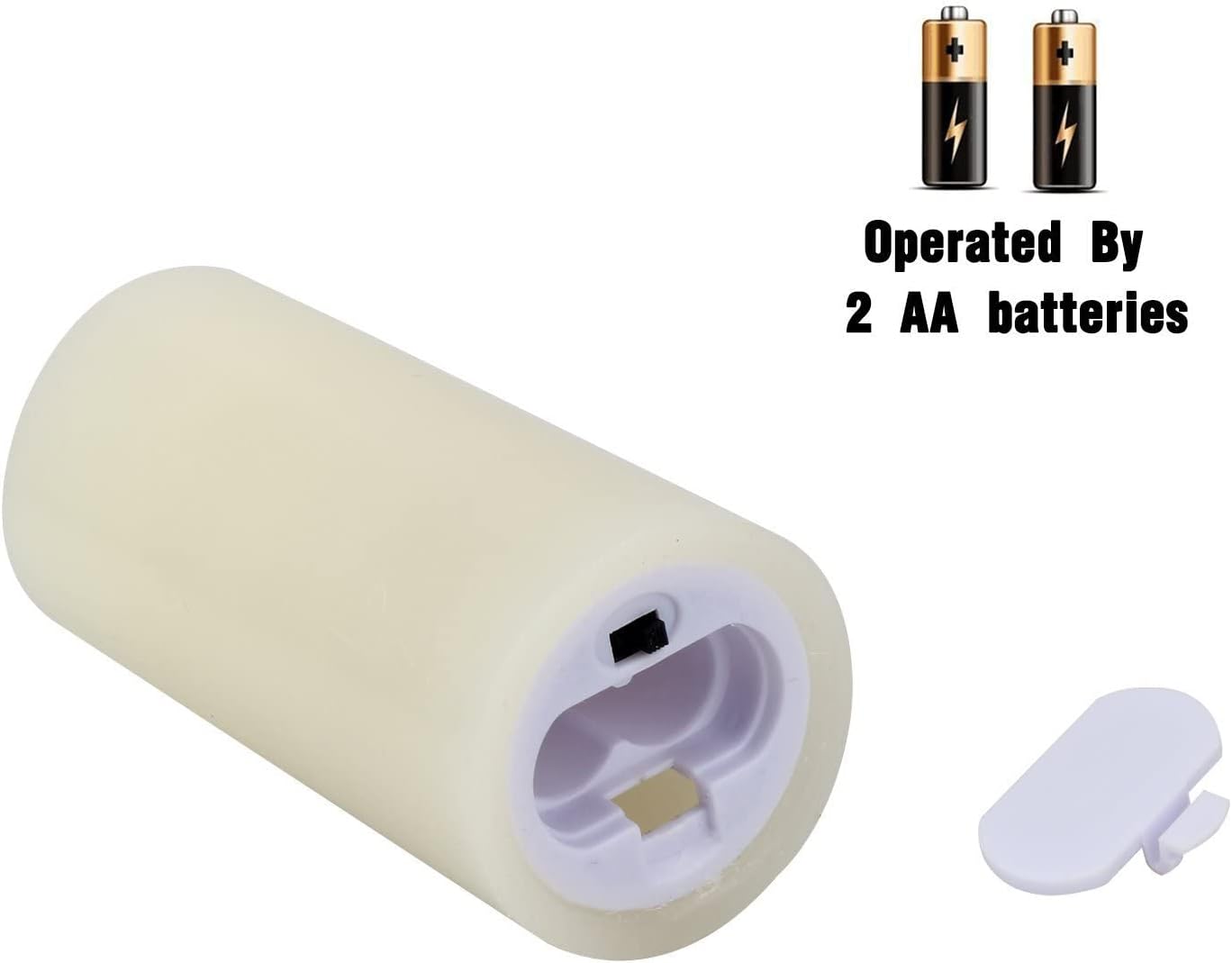 antizer Flameless Candles Led Candles Pack of 9 (H 4" 5" 6" 7" 8" 9" x D 2.2") Real Wax Battery Candles with Remote Timer for Home Fireplace Decor Wedding Festival Decor (Ivory 9 Pack)