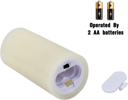 antizer Flameless Candles Led Candles Pack of 9 (H 4" 5" 6" 7" 8" 9" x D 2.2") Real Wax Battery Candles with Remote Timer for Home Fireplace Decor Wedding Festival Decor (Ivory 9 Pack)