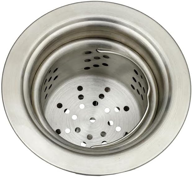 STARSTAR 3-1/2in Stainless Steel Sink Drain Kit with Removable Deep Basket and Sealing Lid