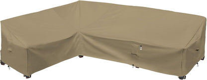 Patio Deck Box Cover, 63x30 Inch Fire Pit Covers with Straps and Handles, Waterproof Heavy Duty Outdoor Furniture Winter Cover for Keter, Suncast, Lifetime Container