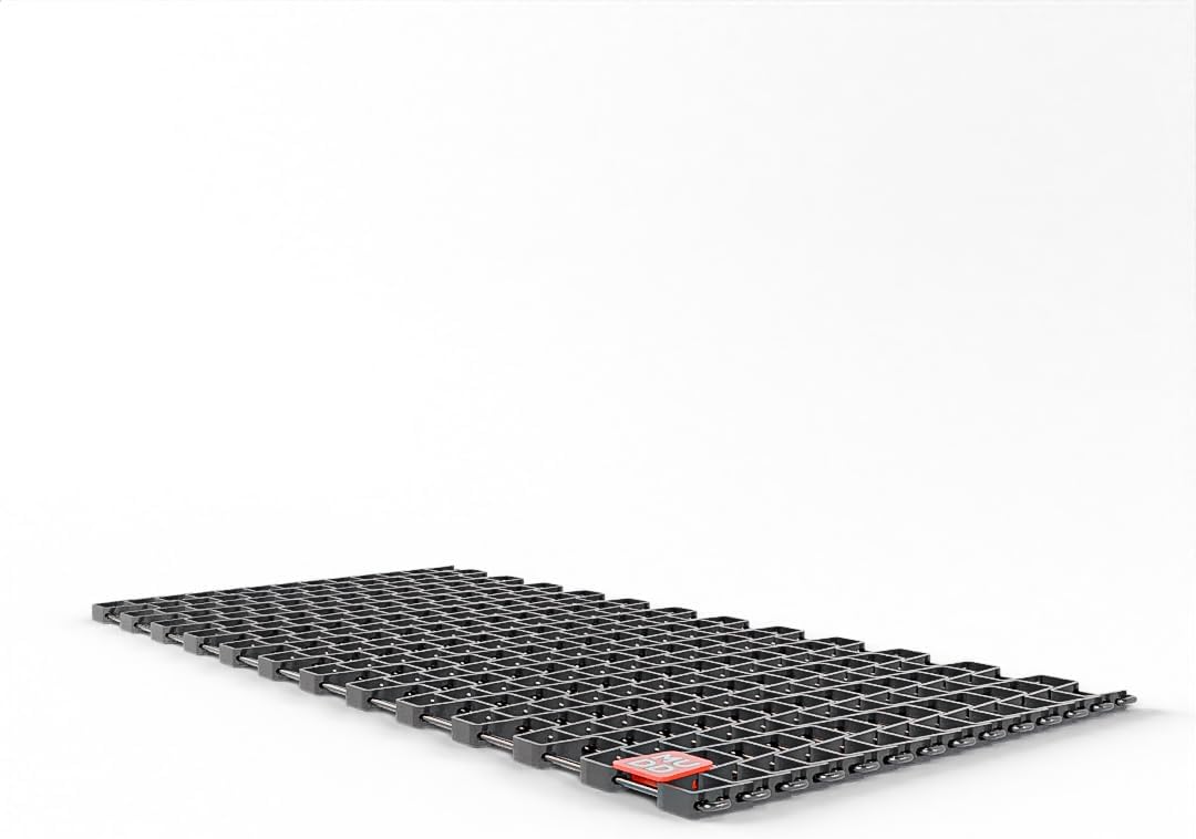 Mudd Heavy-Duty Metal Mesh Doormat – 30in x 17in, 2mm Thick Steel – Durable, All-Weather Dirt & Mud Scraper for Entryways, Patios & Workspaces