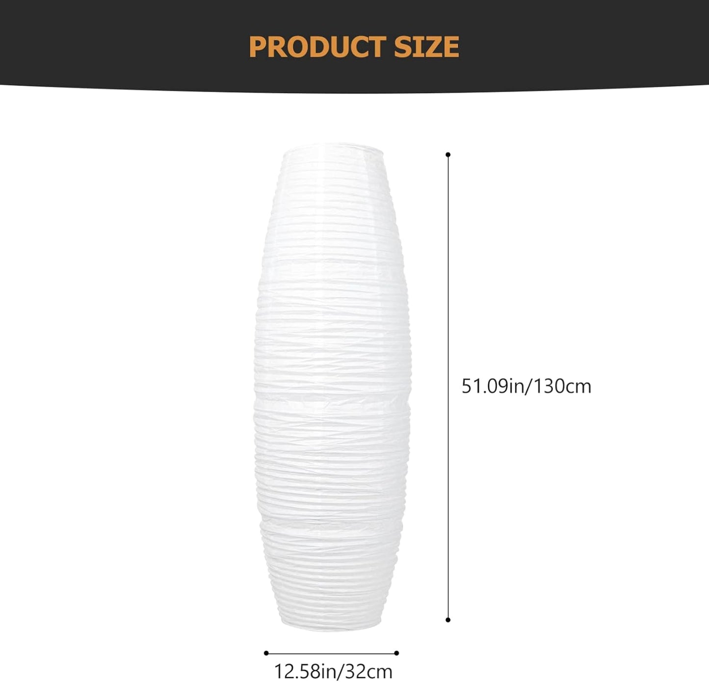 2PCS Paper Floor Lamp Shade Contemporary Floor Lamps Japanese Style Standing Lamps Shade for Bedside Floor Lamp Living Room White