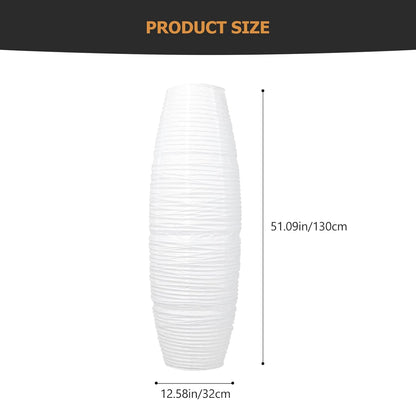 2PCS Paper Floor Lamp Shade Contemporary Floor Lamps Japanese Style Standing Lamps Shade for Bedside Floor Lamp Living Room White