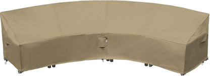 Patio Deck Box Cover, 63x30 Inch Fire Pit Covers with Straps and Handles, Waterproof Heavy Duty Outdoor Furniture Winter Cover for Keter, Suncast, Lifetime Container