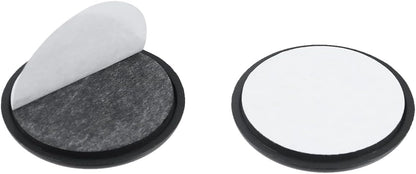 Antrader 1.5 Inch Self-Stick Furniture Round Felt Pads Wood Floor Protectors – Protect Your Hard Floors from Furniture Scratches, Pack of 48, Black