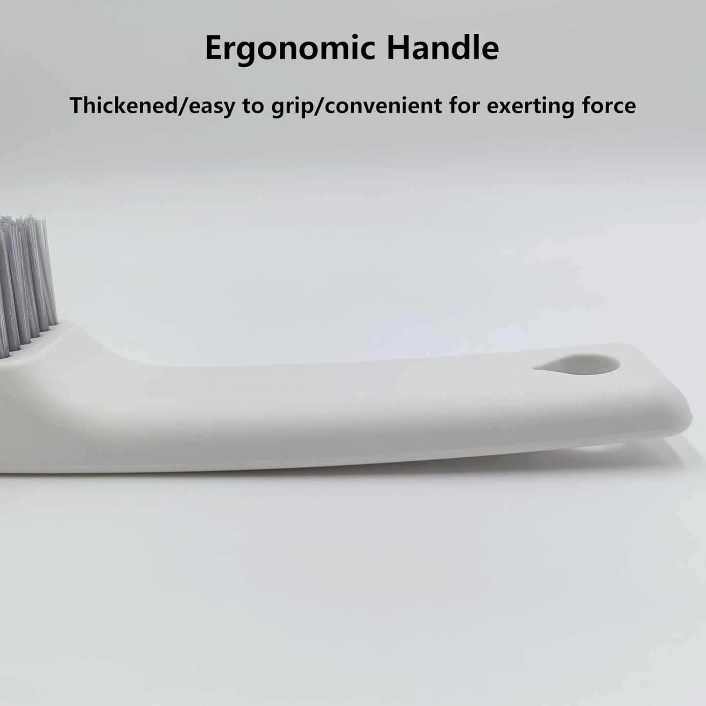 2 Pack Soft Bristle Shoe Brush, Laundry Brush for Stain Removal | Ergonomic & Thickened Handle, Ideal for Shoes, Soles, Clothes, Fabrics