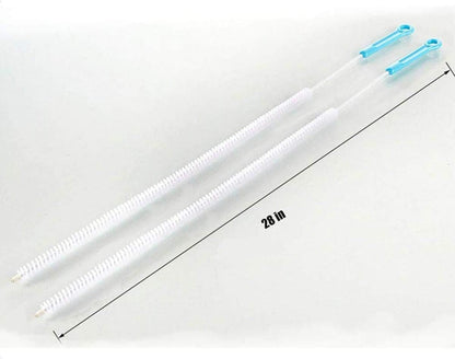 Jumper Joo Drain Snake Brush,Drain Brush for a Sink Drain, 28 inch (71cm), Sink Drain Brush Drain Clog Cleaning Brush,2pcs