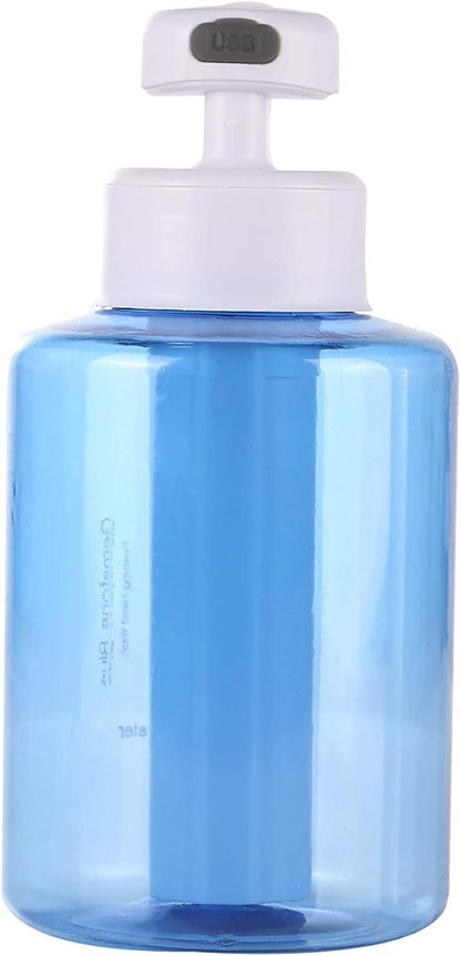 Foaming Automatic Soap Dispenser – Touchless Infrared Sensor, USB Rechargeable, 375ml Capacity, Blue, for Bathroom & Kitchen Countertops