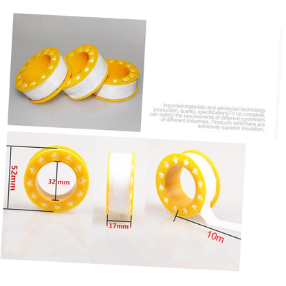 Uonlytech 10 Rolls Window Seal Strip Tape Heavy Duty Double Sided Tape for Leaks Pipe Thread Sealant