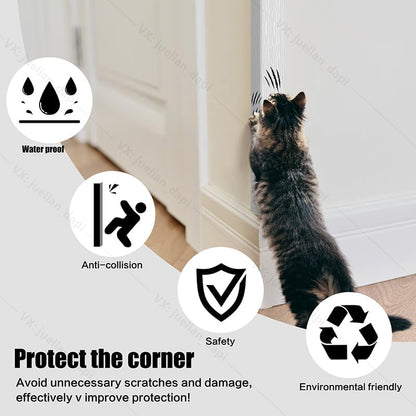 Wall Corner Protector, Walls Edge Protector，Self-Adhesive Wall Corner Guards,PVC Double Side Edge Protector， Furniture Stairs Guard (Gray 2PCS 90cm/35.4in)