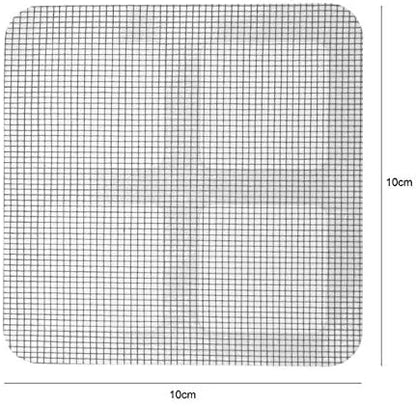 Window Screen Patches Repair Kit, Window Screen Repair Kit for Mesh Screen Door, 3-Layer Strong Adhesive Window Screen Mesh Tape, Repair for Window and Door Tears Holes(10 PCS)