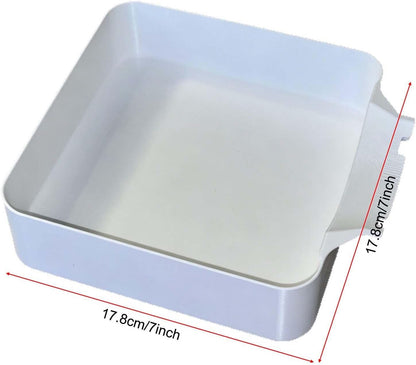 Washer Drip Pan, Universal Front-Load Washing Machine Drain Pan, Washing Machine Drainage Tray, Leak-Proof Easy Install Drain Funnel Water Catch Tray, Protect Floors Stay Dry, Stop Leaks (1PC)