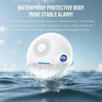 VOCA Wireless Water Leak Detector, 100dB Alarm Sound, Leak and Drip Alert, Wireless Water Leakage Monitoring and Alarm for Home