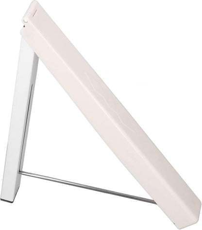 Wall Mounted Drying Rack | Foldable & Retractable Clothes Hanger | Holds 60 Lbs for Bathroom/Laundry Room/Closet | Space Saving Home Organizer