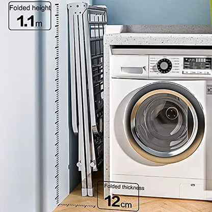 Foldable Portable Space Saving Clothes Drying Rack, Wall Mounted Clothes Rack, Clothes Drying Racks Outdoor,for Drying Cap, Face Mask, Socks, Towels, Underwear, Diapers