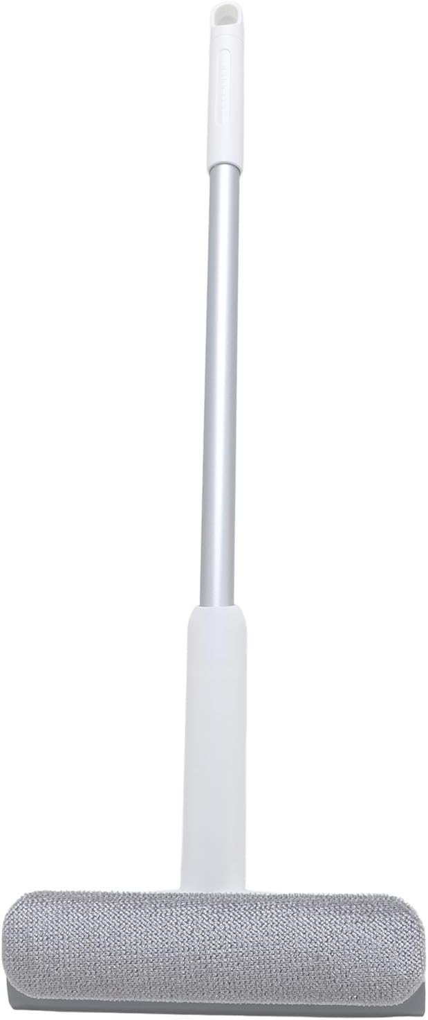 Double Sided Screen Brush Tool with Detachable Head for Efficient Window Cleaning At Home, PP and Aluminum Alloy Material