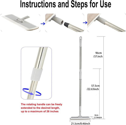 2-in-1 Window Screen Cleaning Brush, Double-Sided Mesh Cleaner Tool for Screens, Patio, Porch, Door and Window, Dry & Wet Use, Small Handheld Screen Brush for Dust and Grime (White & Gray)