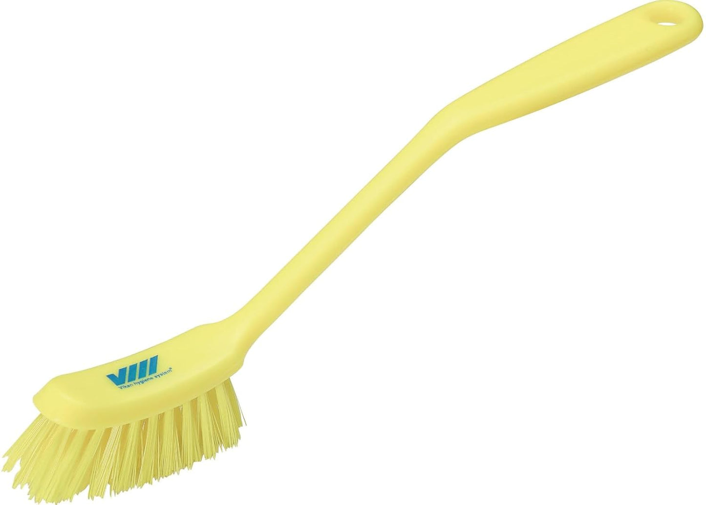 Vikan - Fine Dish Brush - Heavy-Duty, Narrow, Slip-Resistant Cleaning Brush, Polypropylene, Polyester Bristle, 11 Inch, Red, (42874)