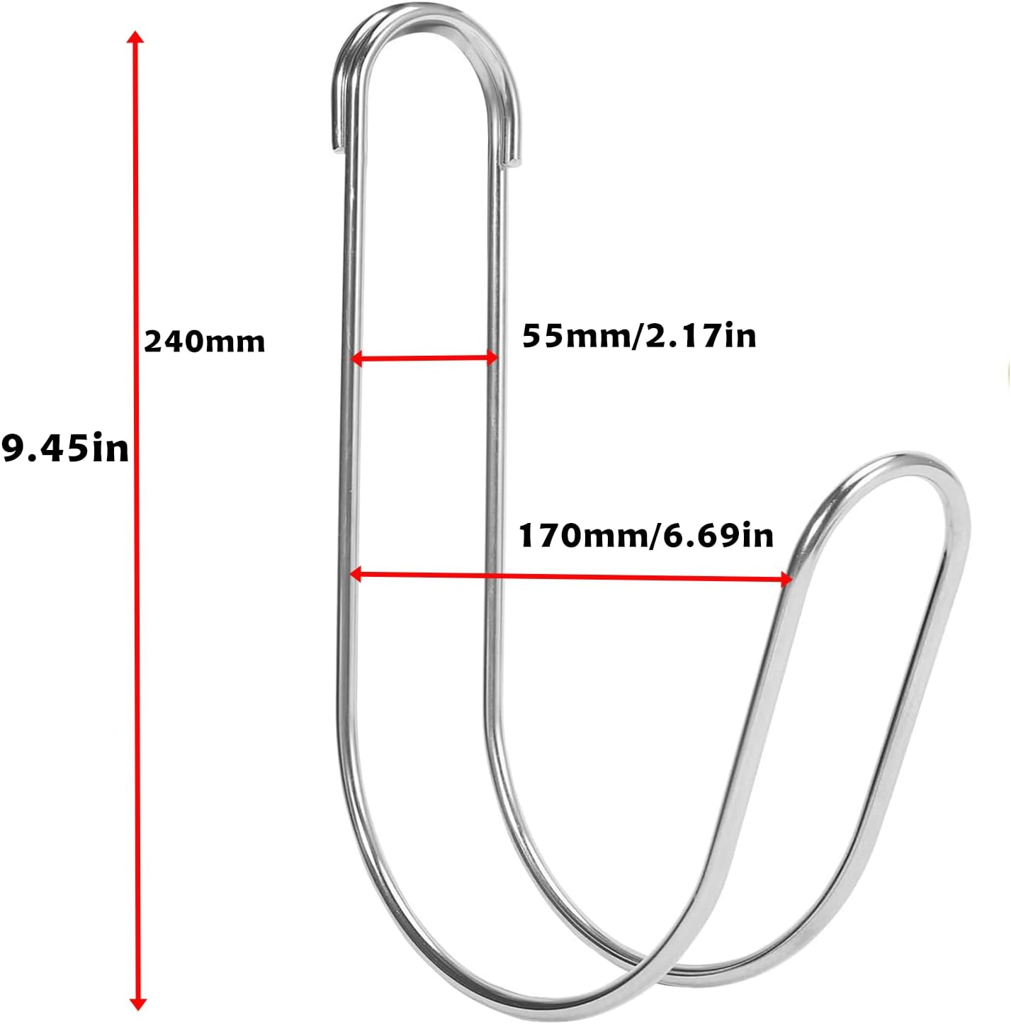 Garden Hose Storage Hook Water Hose Holder Hose Hanger,304Stainless Steel Solid Hose Hook Holds Up to 50Ft Hose Perfect for Garage, Garden,Tool Room(Matt Black 1pcs)