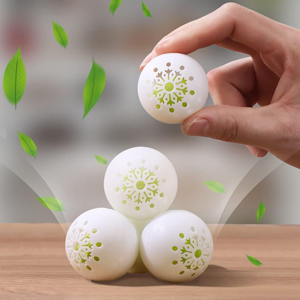BESPORTBLE 18pcs Deodorizer Balls Shoe Cabinet Deodorant Balls Sneaker Air Freshener Gym Bags Lockers Car Sneaker Odor Shoe Deodorizers for Home Office