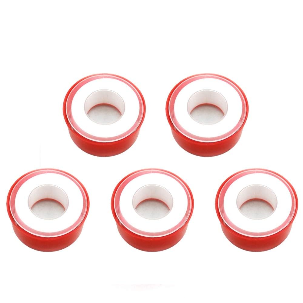 GCQ Teflon Thread Seal Tapes，PTFE Thread Seal Tape for Plumbers Sealant Tape for Leak Water Pipe Thread 3/4 inch x 790 inch (5 Pack/White)