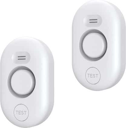 Water Leak Detector Sensor Alarm: Home Water Flooding Monitor Smart Sink Overflow Monitoring Adjustable Wet Moisture Alert Pipe Leakage Drip Detection Warning for Basement Floor