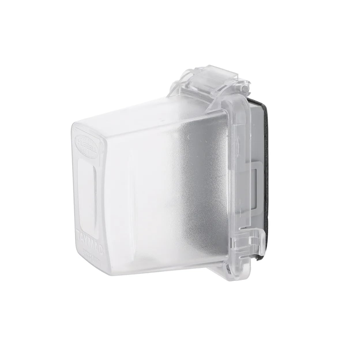TayMac MM420W Raco 1-Gang Nonmetallic Extra Duty Weatherproof In-Use Horizontal/Vertical 16-in-1 Standard Cover, White, 2.75" Size