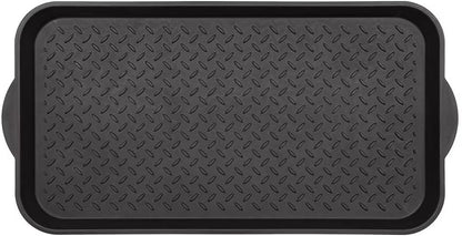 Boot Tray for Entryway Indoor, Heavy Duty Shoe Mat Tray 2 Packs, 15" x 29" Waterproof Shoes Trays with Raised Edge, Outdoor Multi-Purpose Mats for Boots, Garden, Pets