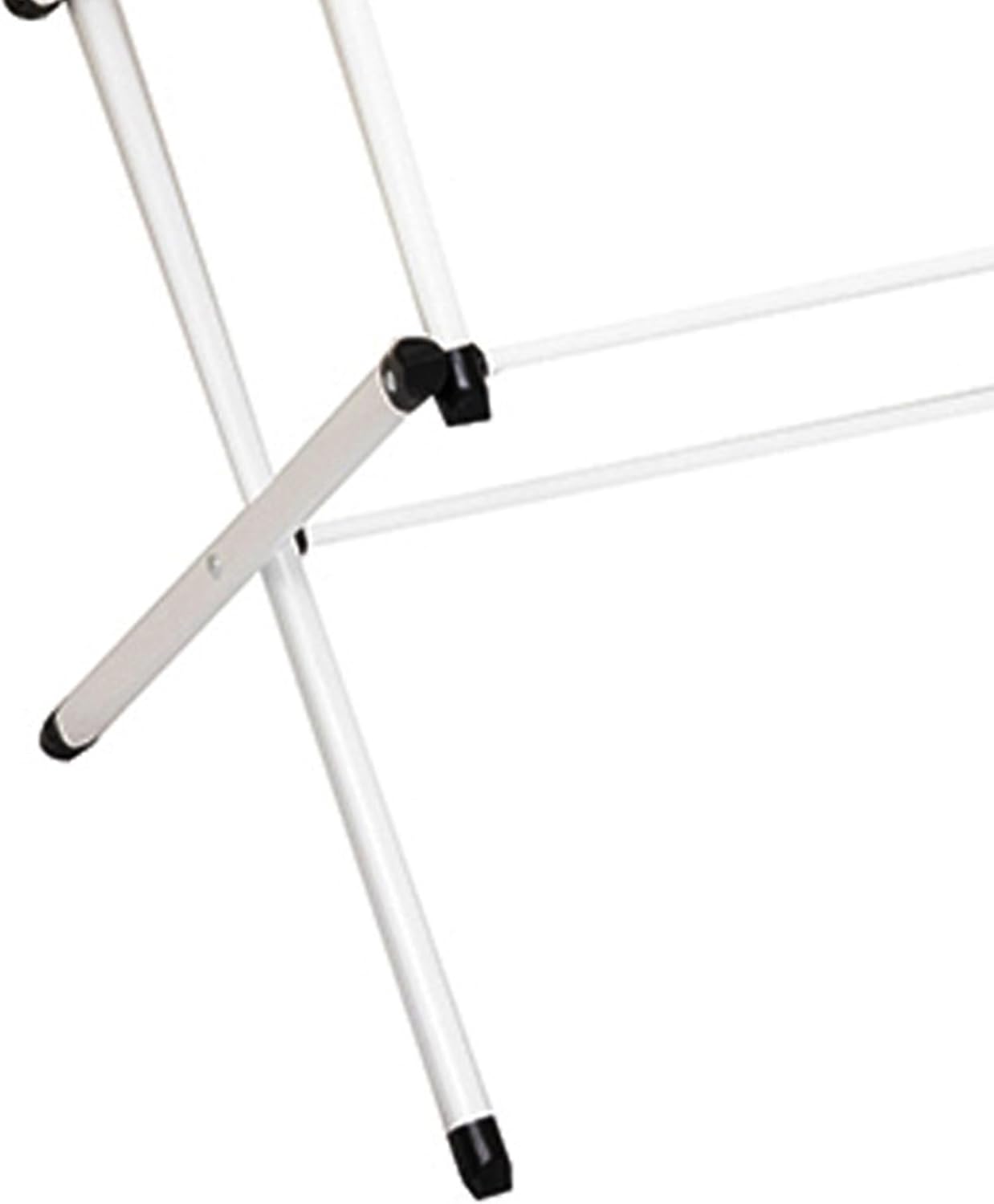 Honey-Can-Do Heavy-Duty Gullwing Clothes Drying Rack, 50 lb, White | Gullwing rack adds 46 ft of drying space with dedicated shoe bars. Sturdy metal, 50 lb capacity, folds flat.