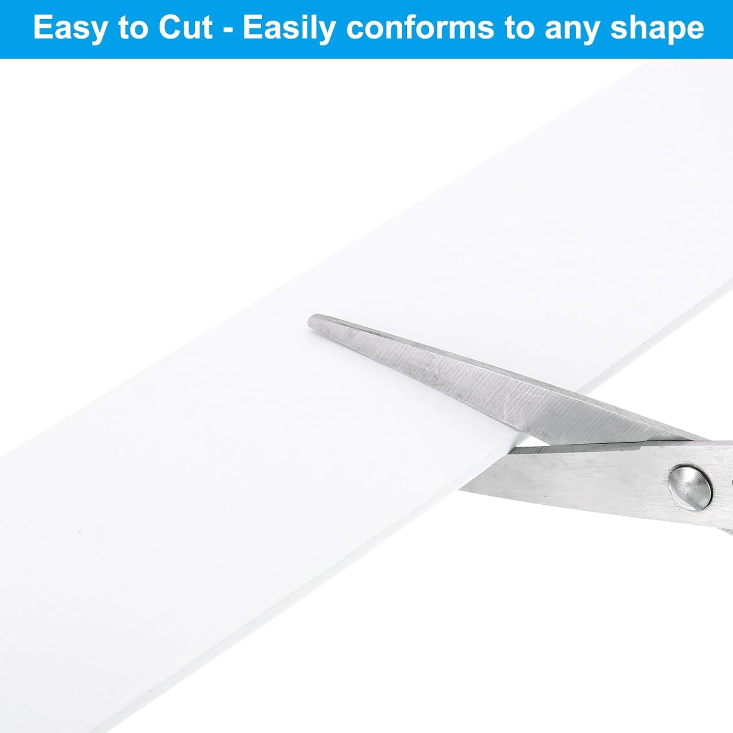 PATIKIL Weather Stripping Door Seal Strip, 3/8 Inch x 1/4 Inch x 32 Ft Self Adhesive Soundproof High Density Foam Tape Insulation for Door Window Air Conditioning, White - Colors A
