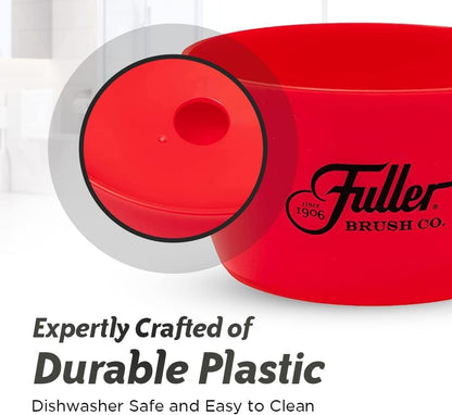 Fuller Brush Handy Holder with Drain Rack – Small Sink Caddy for Organizing Cleaning Sponges & Tools – Removable Drain Tray, Dishwasher Safe – Navy