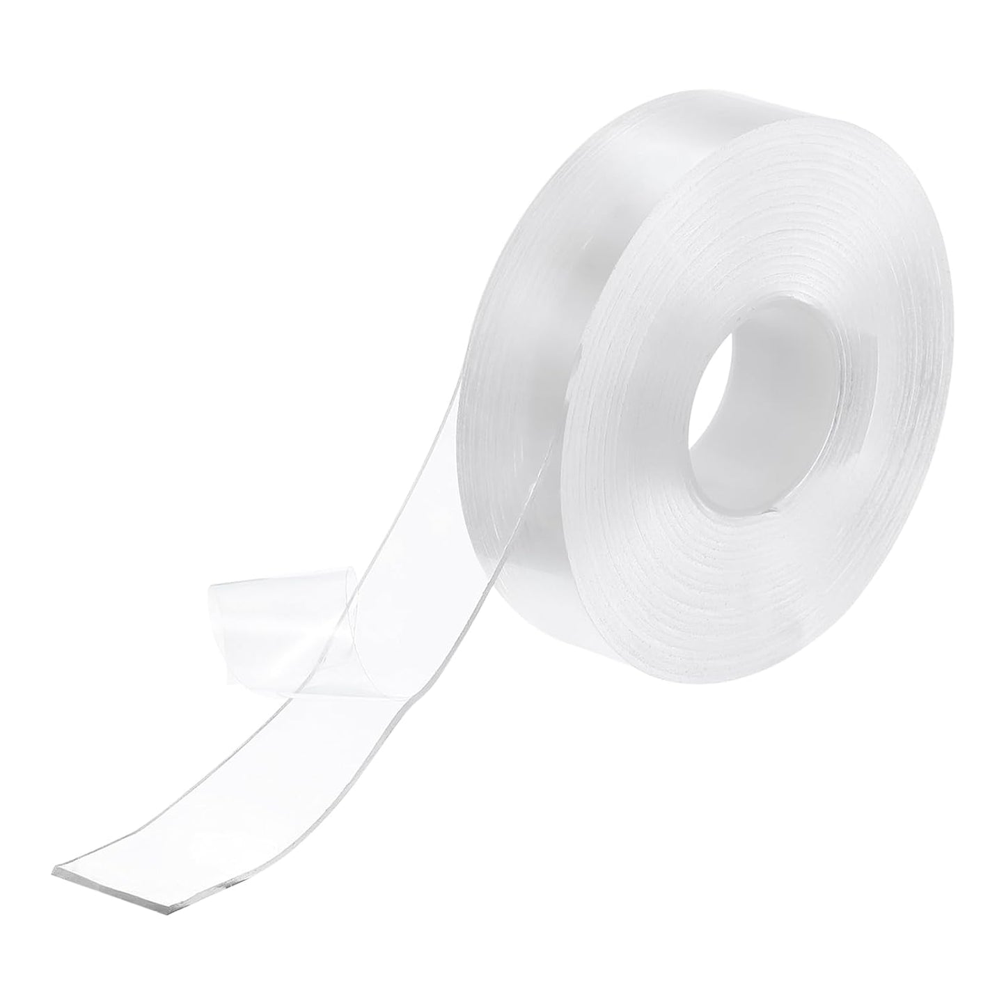 HARFINGTON Double Sided Nano Tape 10FT x 2" x 0.04" Multipurpose Removable Clear Mounting Tape Washable Waterproof Picture Hanging Adhesive Strips for Walls Carpets Posters Decor