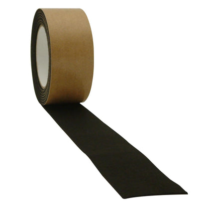 FindTape Polyester 1mm Felt Tape – 1 in. x 15 ft. Felt Strips with Adhesive Backing and Furniture Strips, Great for Arts and Crafts, Classrooms, and Protecting Furniture (Black)
