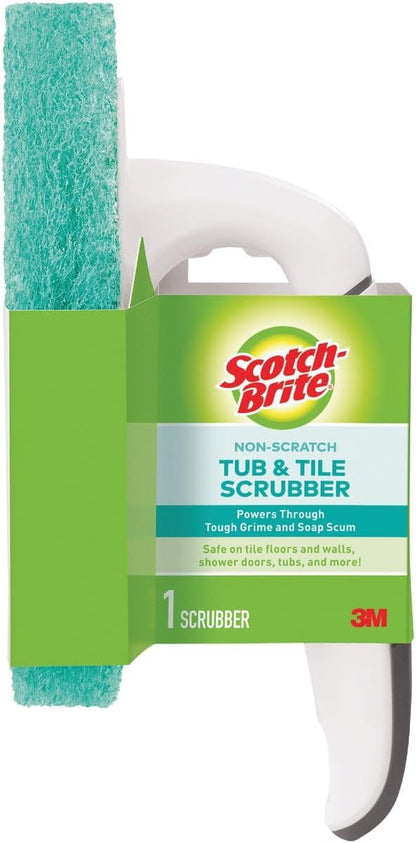Scotch-Brite Non-Scratch Bathroom Scrub Brush Blue