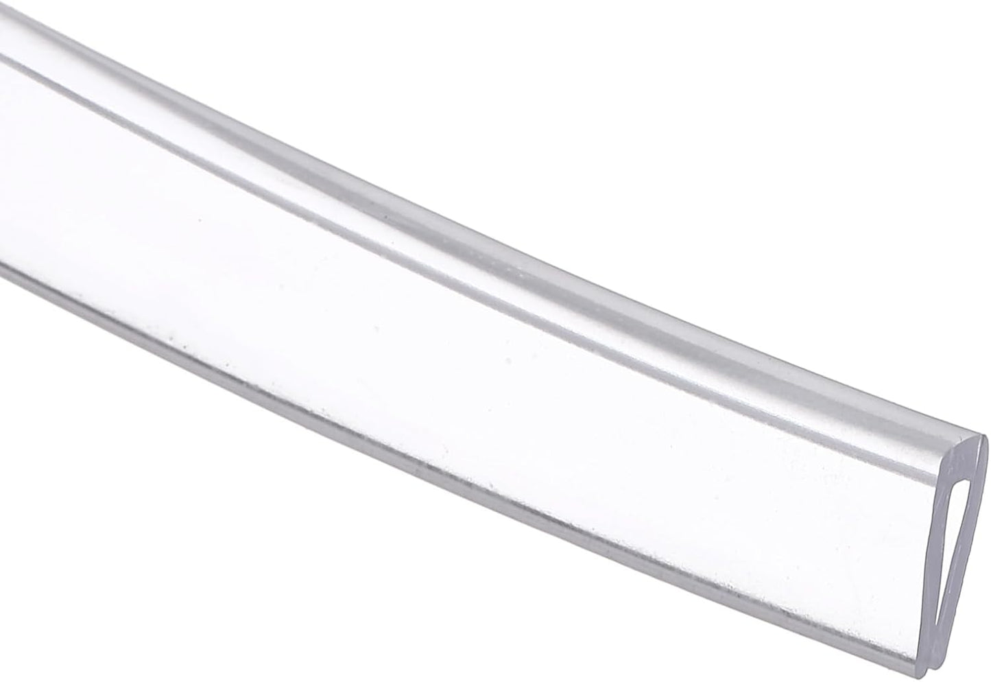 uxcell Clear Edge Trim, 13.1Ft Silicone U Channel Edge Protector, Edges Guards Fits 1/32"-3/32" for Car Doors Sheet Metal Parts (3/16" W x 3/8" H)