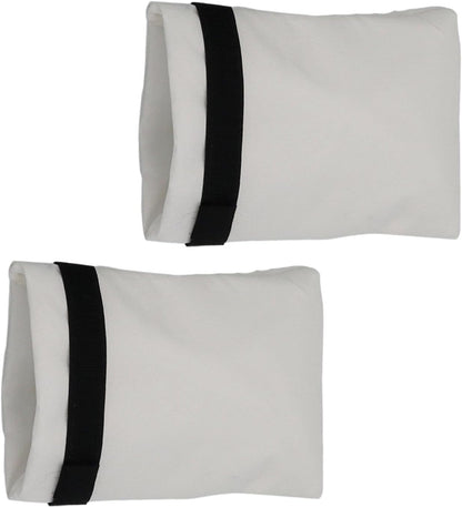 2Pcs Outdoor Faucet Covers Tap Cover Winter Freeze Protection Antifreeze Reusable Hose Bib Spigot Cover for Lawn Wall, White