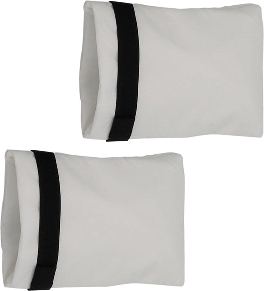 2Pcs Outdoor Faucet Covers Tap Cover Winter Freeze Protection Antifreeze Reusable Hose Bib Spigot Cover for Lawn Wall, White