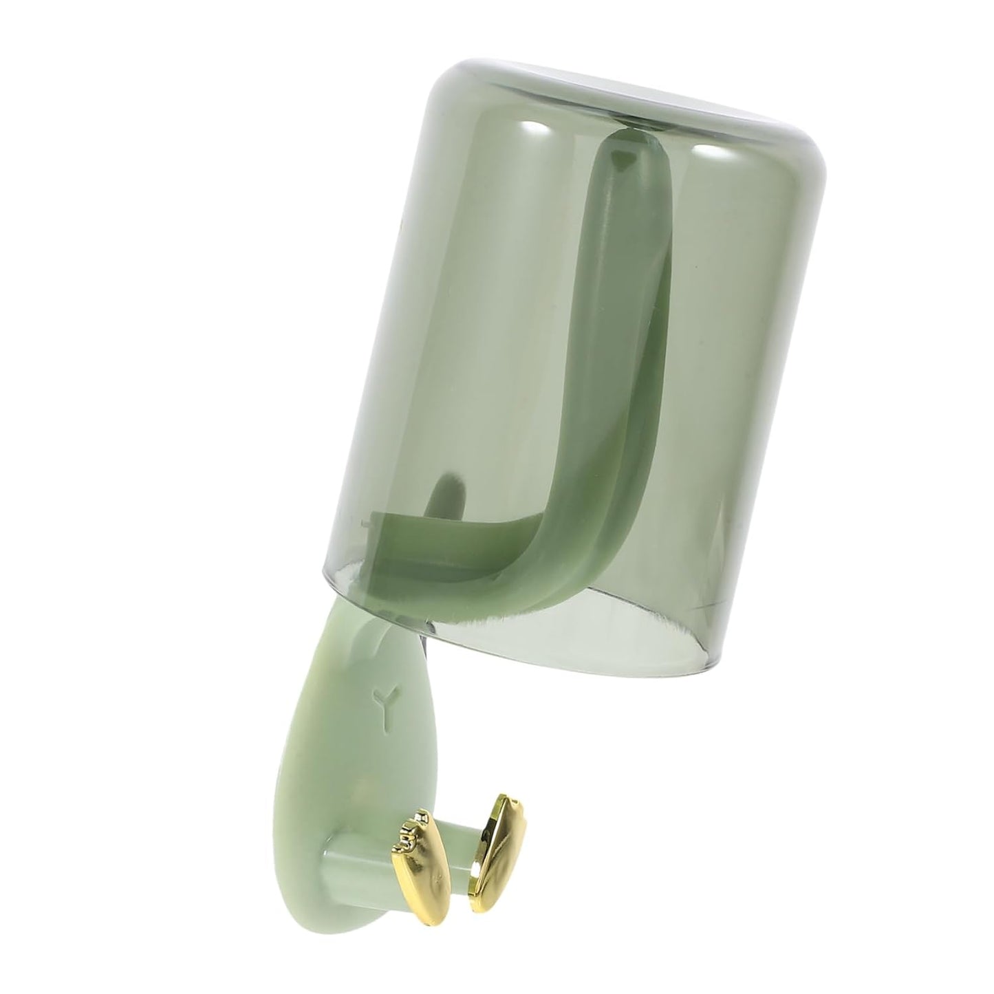 Zerodeko Wall-Mounted Toothbrush Holder with Cup and Cover Easy Installation Bathroom Organizer for Toothbrushes and Cups Space-Saving Design for Home and Dorm Use