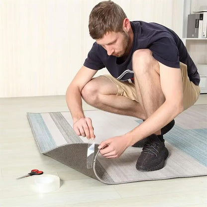 Double Sided Nano Tape, Clear Mounting, Stick Decor Picture, Washable Transparent Tape, Removable Wall Tape Sticky Poster Carpet (9.85 ft)