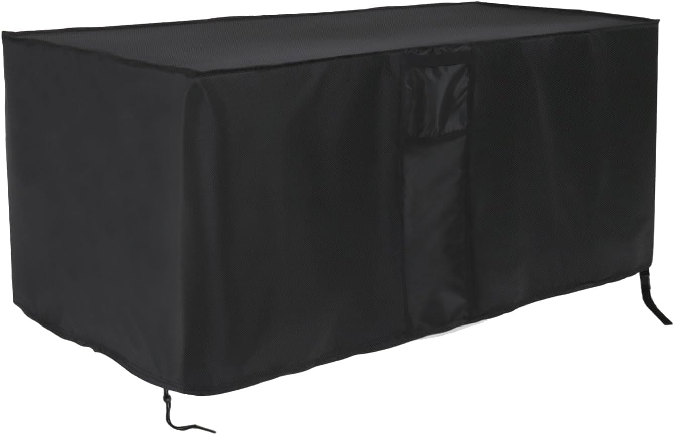 Outdoor Storage Box Cover for Keter XXL 230 Gallon Plastic Deck Storage Container Box,Waterproof Patio Storage Box Covers - 58 x 33 x 34 Inch