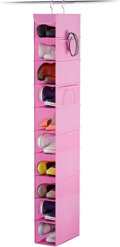 Whitmor Hanging Shoe Shelves - Crosshatch Gray
