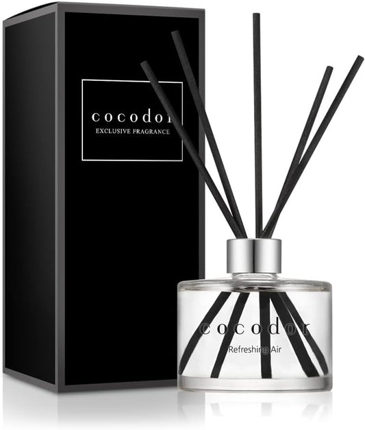 COCODOR Signature Reed Diffuser/Woody Hotel / 6.7oz(200ml) / 2 Pack/Reed Diffuser, Reed Diffuser Set, Oil Diffuser & Reed Diffuser Sticks, Home Decor & Office Decor, Fragrance and Gifts, Mother's Day