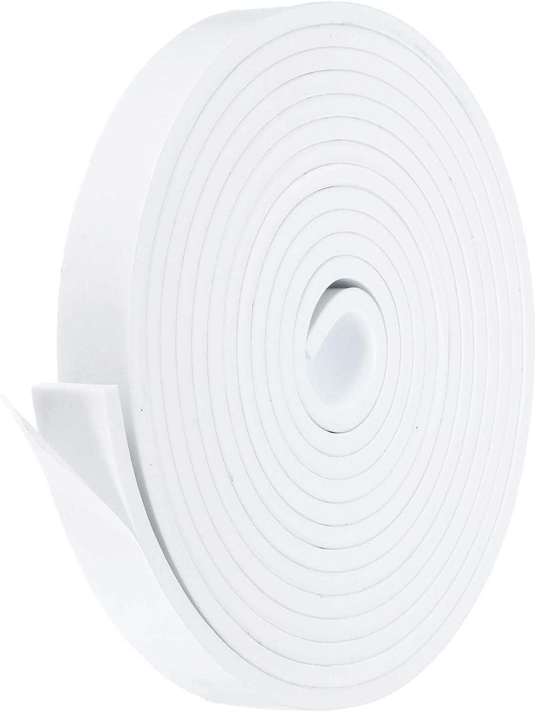 PATIKIL Weather Stripping Door Seal Strip, 3/8 Inch x 1/4 Inch x 32 Ft Self Adhesive Soundproof High Density Foam Tape Insulation for Door Window Air Conditioning, White - Colors B
