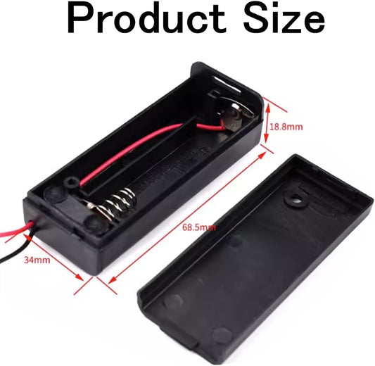 5Pcs 3X AA Battery Holder with USB Male Plug(3AA Open with USBM) | 4.5V Power Case for DIY, Ideal for LED lights, and prototyping, ABS plastic case with secure battery spring - Colors A