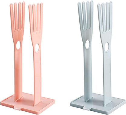 Glove Drying Rack,Dish Glove Holder,Kitchen Gloves Holder,Reusable Washing Rack,Sink Stand,for Kitchen,Laundry,Bathroom