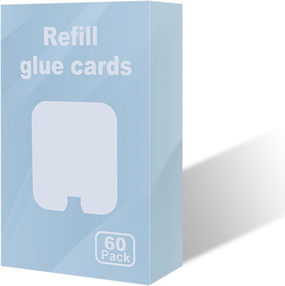 20 Pcs Refill Glue Cards Compatible with Safer Home SH502 Indoor Fly Trap and Dynatrap DT3005W Plug-in Bug Light for Flies, Fruit Flies, Moths, Gnats, and Other Flying Insects