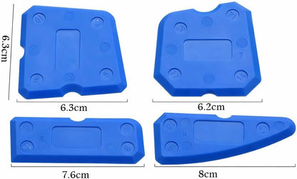 8pcs Caulking Tool, Caulking Tool Kit, Silicone Glass Cement Caulking Scraper, Caulking Sealant Scraper for Sealant Grout Finishing Sealing