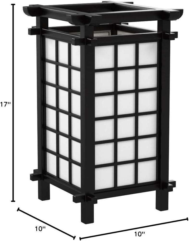 Red Lantern 17" Ido Lamp, Honey