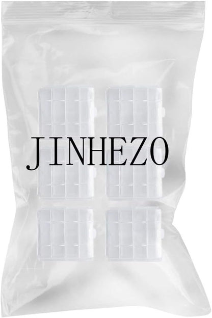 Clear Color 6 PCS of AA/AAA 4 Cell Battery Storage Case